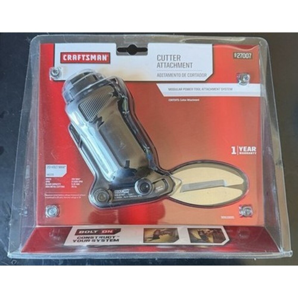 BRAND NEW CRAFTSMAN 20 VOLT BOLT ON CUTTER ATTACHMENT 27007